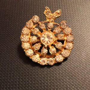 Vintage Crystal Brooch